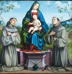 Madonna mit Kind und den Heiligen Franz von Assisi und Antonius von Padua