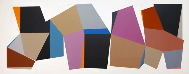 Geometrische Farbblöcke