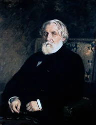 Porträt von Iwan Sergejewitsch Turgenew