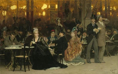 Ein Pariser Café, 1875