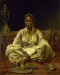 Schwarze Frau, 1875-1876