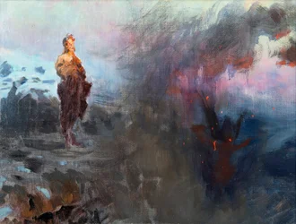 Die Versuchung Christi - Gemälde von Ilya Yefimovich Repin