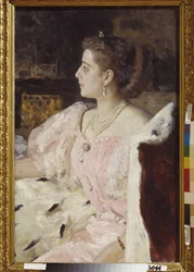 Porträt von Prinzessin Nitalia Golovina