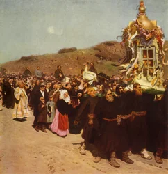 Prozession in der Kursker Gubernia, 1880-1883, 1965
