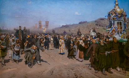 Religiöse Prozession in der Provinz Kursk