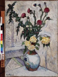 Rosen und Disteln