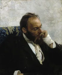 Porträt von Nikolai Murashko 1844-1909, 1882