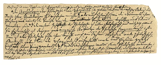 Autographisches Manuskript, auf Deutsch, Notizen zur Philosophie und zur Universität Königsberg