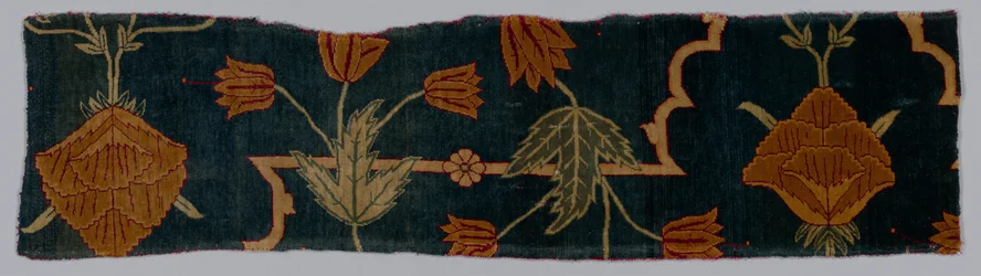 Fragmente eines Teppichs, 1600-1650