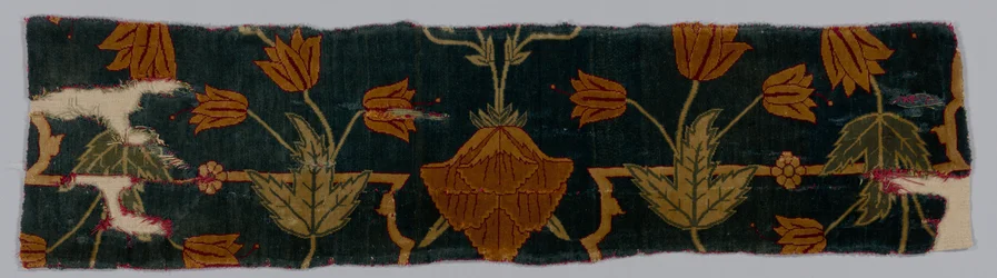 Fragmente eines Teppichs, 1600-1650