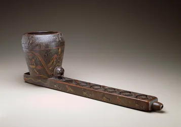 Zeremonielles Gießgefäß, Peru, 1675-1725