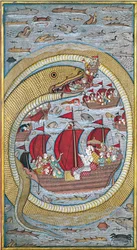 Seeschlange verschlingt die königliche Flotte, 1670