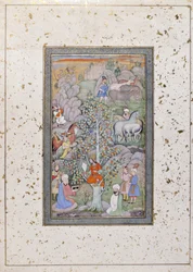 Alexander befragt den Philosophen, Arzt und den Kelch, ca. 1610