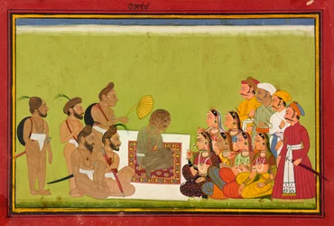 Eine Audienz bei Rom Rishi, ca. 1700-1725