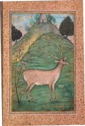 Bock in einer Landschaft, ca. 1595