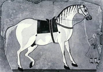 Pferd und Stallmeister des Kaiserlichen Stalls, ca. 1660
