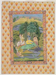 Krishna und die Gopis