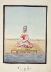 MSS EUR C 116/1 f.77r Der Weise Kapila, aus dem hinduistischen Epos 