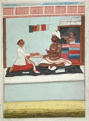 Tuchhändler, ca. 1800