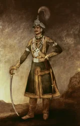 Porträt von Jung Bahadur Koowar Ranajee (1816-77)