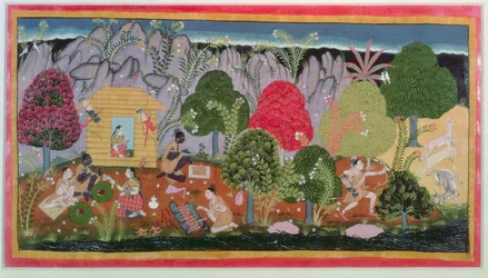 Rama und Sita, aus dem 