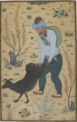 Hirte und Ziege, Mogul-Dynastie