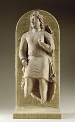 Stehender Jüngling oder Maitreya, Gandhara