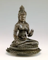 Sitzende Tara (Bronze, Gold & Silber)