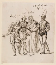 Johphiel, Merefool, Skelton und Scogan, um 1625