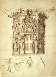 Die Maskerade der Königinnen, Szene 2: Das Haus des Ruhms, ca. 1609