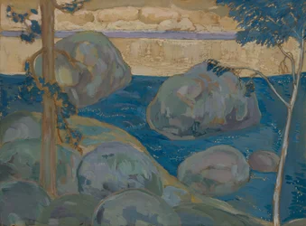 Landschaft mit Felsen