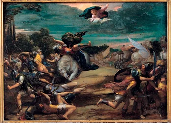 Die Bekehrung auf dem Weg nach Damaskus (Heiliger Paulus) (1590-1595)