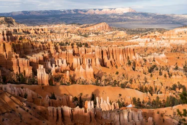 Hoodoos - durch Erosion entstandene Felstürme - im Bryce-Canyon-Nationalpark in Utah, 2019