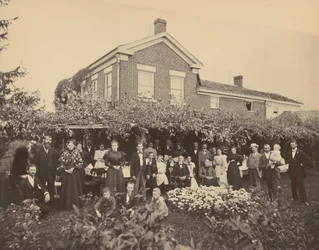 Porträt einer Familie, in der Nähe von Meadville, Pennsylvania