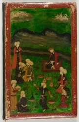 Manuskript von Kulliyat (Gesamtwerke) von Sa