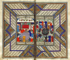 Gebete in einer Moschee