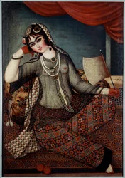 Iranische Kunst: „Mädchen am Ventilator“