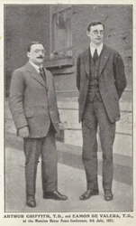 Arthur Griffith und Eamon de Valera