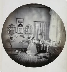 Innenraum des Muckross House, ca. 1865