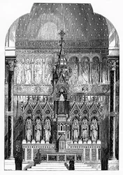 Hochaltar von St. Alphonsus Liguori, Limerick, Irland, Illustration aus 