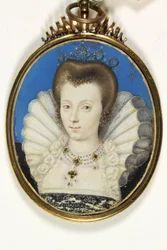 Eine Dame, traditionell als Elizabeth Bruges, Lady Kennedy identifiziert