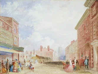 Ansicht von Kirkgate, Leeds