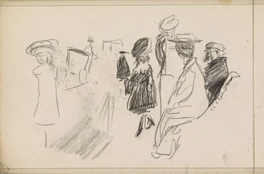 Figuren, möglicherweise in einem Park