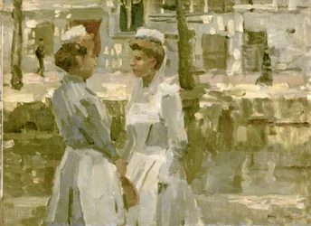 Dienstmädchen auf dem Leidsegracht