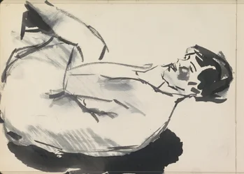 Sitzender weiblicher Akt