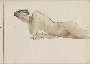 Stehender weiblicher Akt