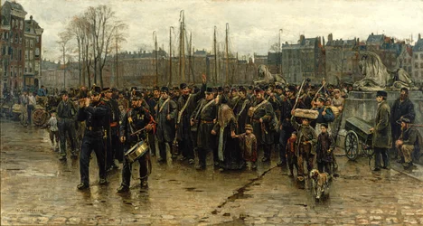 Transport von Kolonialsoldaten