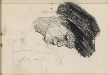 Frauenkopf, im Profil