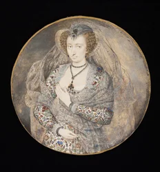 Unbekannte Dame, früher genannt Lucy Harrington, Gräfin von Bedford, ca. 1605