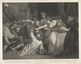 Die Ermordung David Rizzios am 9. März 1566